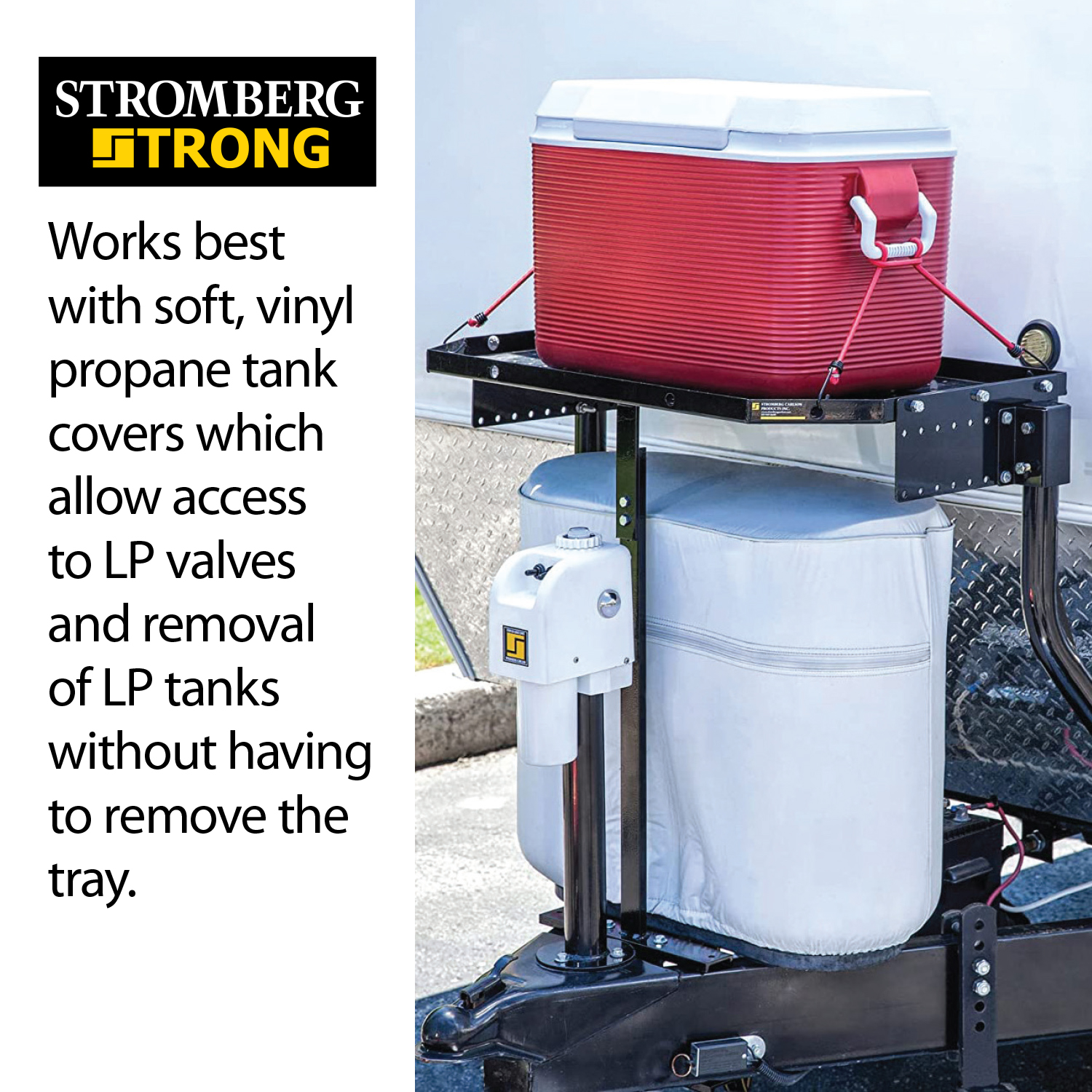 Trailer tongue online cargo carrier